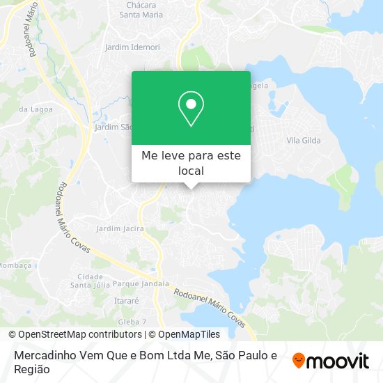 Mercadinho Vem Que e Bom Ltda Me mapa