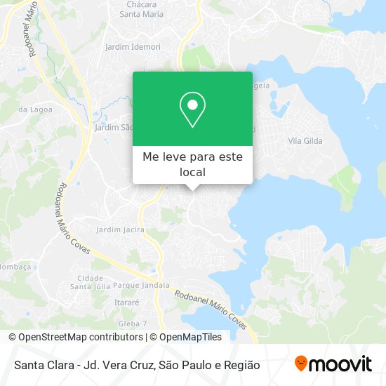 Santa Clara - Jd. Vera Cruz mapa