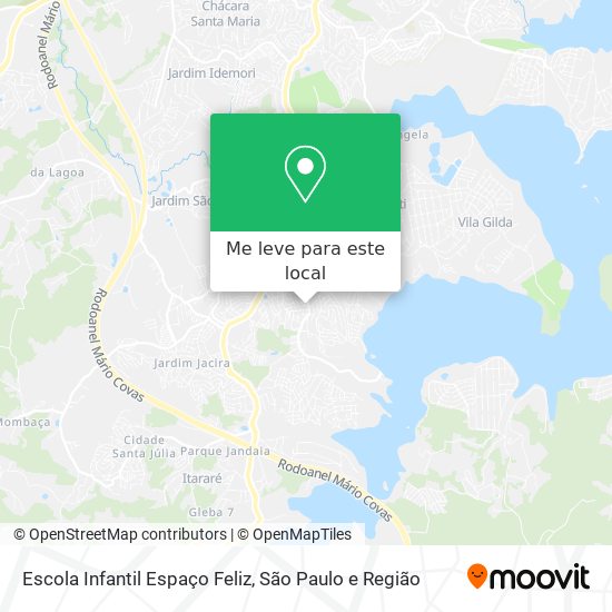 Escola Infantil Espaço Feliz mapa