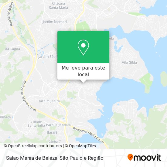 Salao Mania de Beleza mapa