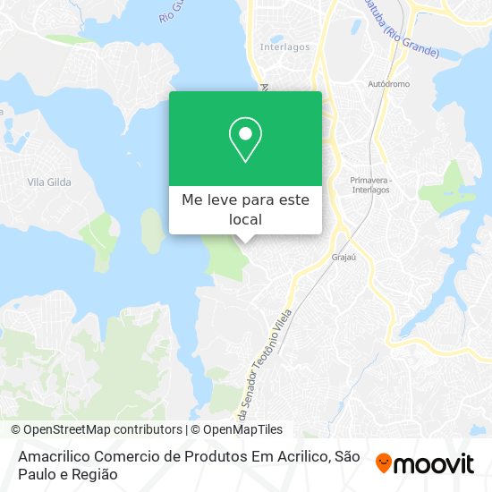 Amacrilico Comercio de Produtos Em Acrilico mapa