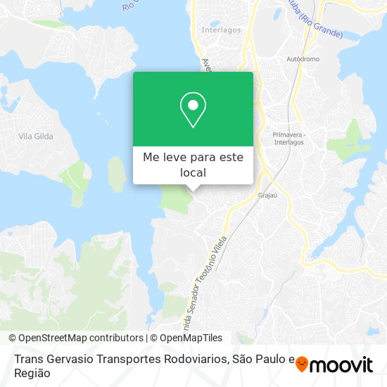 Trans Gervasio Transportes Rodoviarios mapa