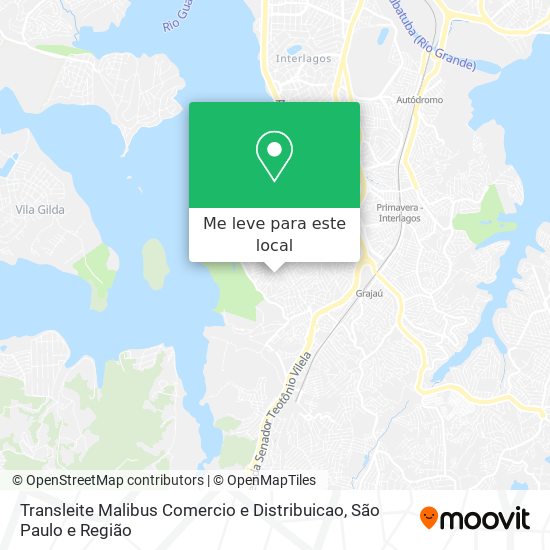 Transleite Malibus Comercio e Distribuicao mapa
