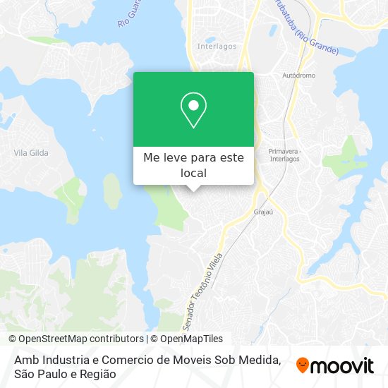 Amb Industria e Comercio de Moveis Sob Medida mapa