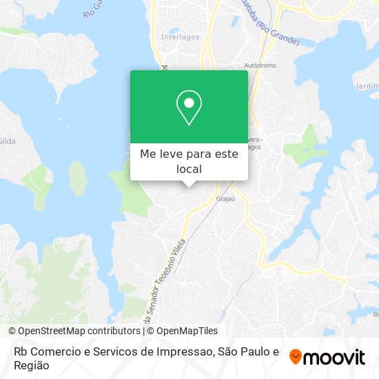 Rb Comercio e Servicos de Impressao mapa