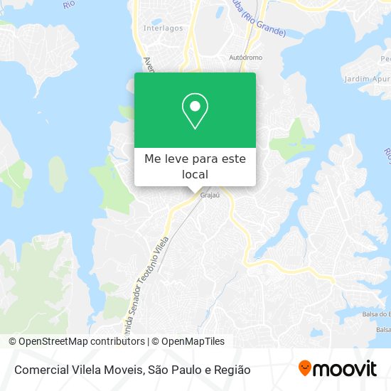 Comercial Vilela Moveis mapa