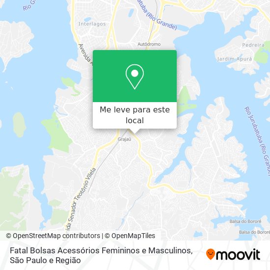 Fatal Bolsas Acessórios Femininos e Masculinos mapa