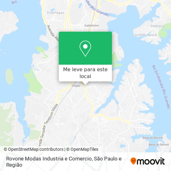 Rovone Modas Industria e Comercio mapa