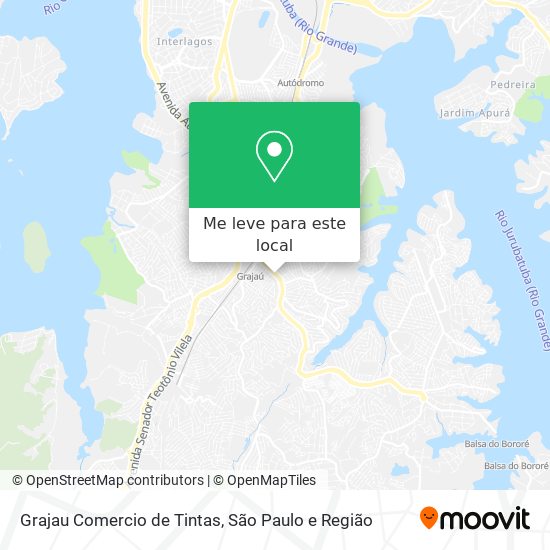 Grajau Comercio de Tintas mapa