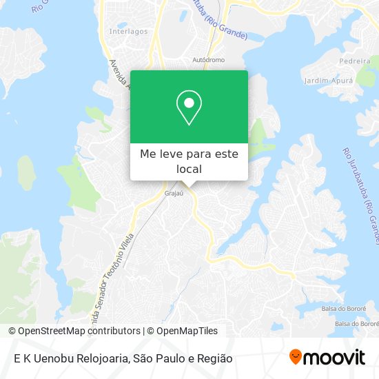 E K Uenobu Relojoaria mapa