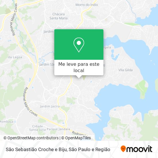 São Sebastião Croche e Biju mapa