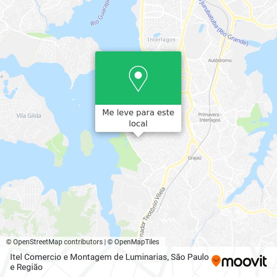 Itel Comercio e Montagem de Luminarias mapa