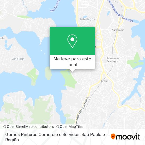 Gomes Pinturas Comercio e Servicos mapa