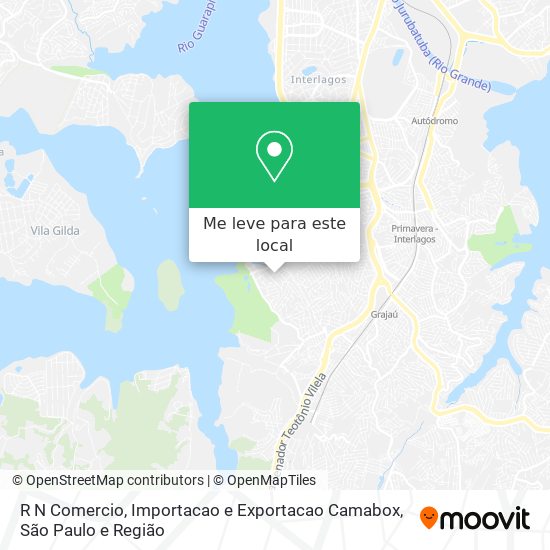 R N Comercio, Importacao e Exportacao Camabox mapa