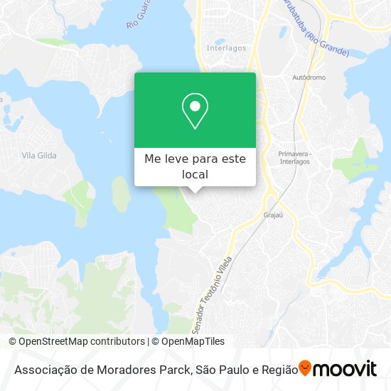 Associação de Moradores Parck mapa