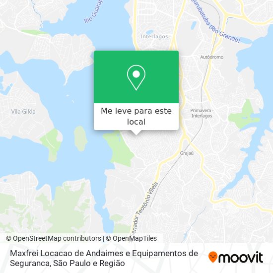 Maxfrei Locacao de Andaimes e Equipamentos de Seguranca mapa