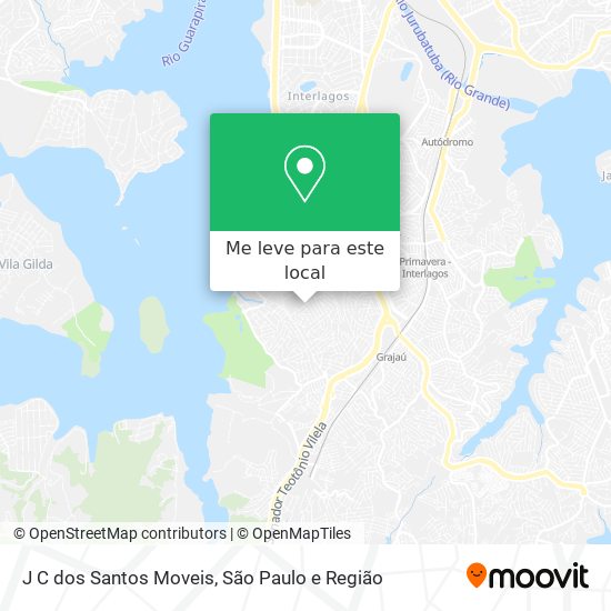 J C dos Santos Moveis mapa