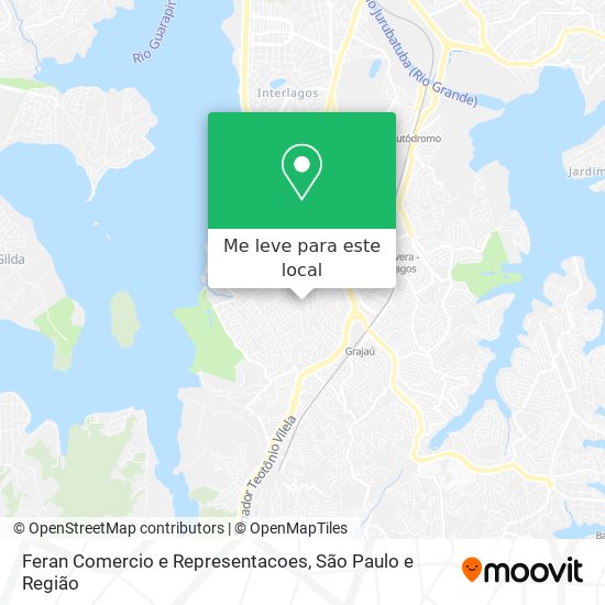 Feran Comercio e Representacoes mapa