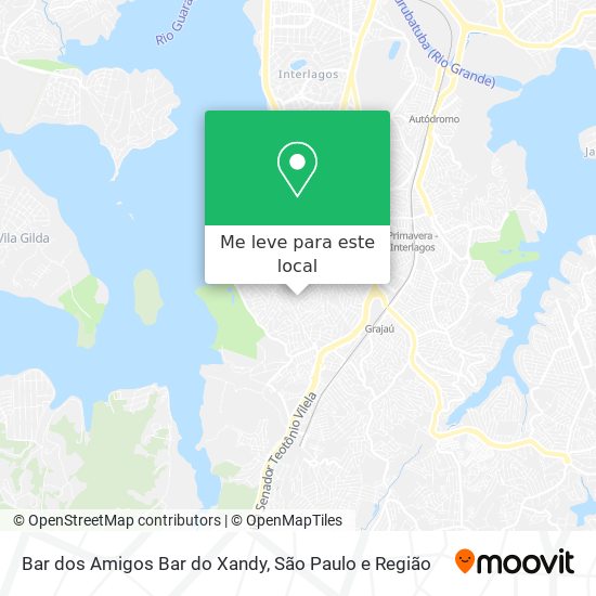 Bar dos Amigos Bar do Xandy mapa