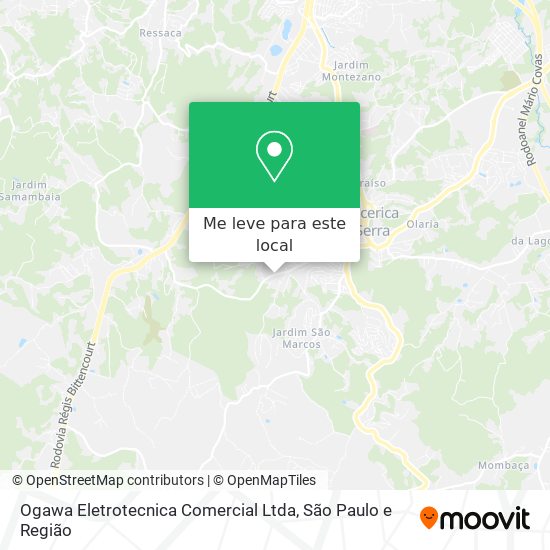 Ogawa Eletrotecnica Comercial Ltda mapa