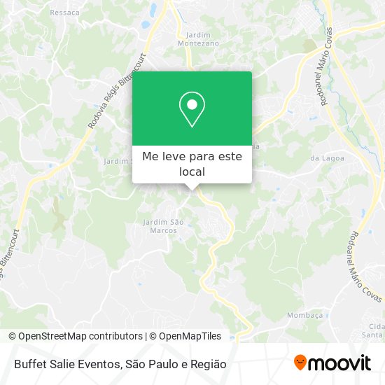 Buffet Salie Eventos mapa