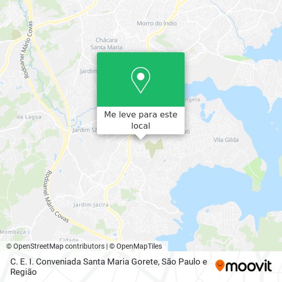 C. E. I. Conveniada Santa Maria Gorete mapa