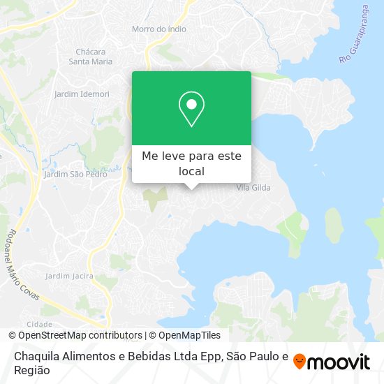 Chaquila Alimentos e Bebidas Ltda Epp mapa