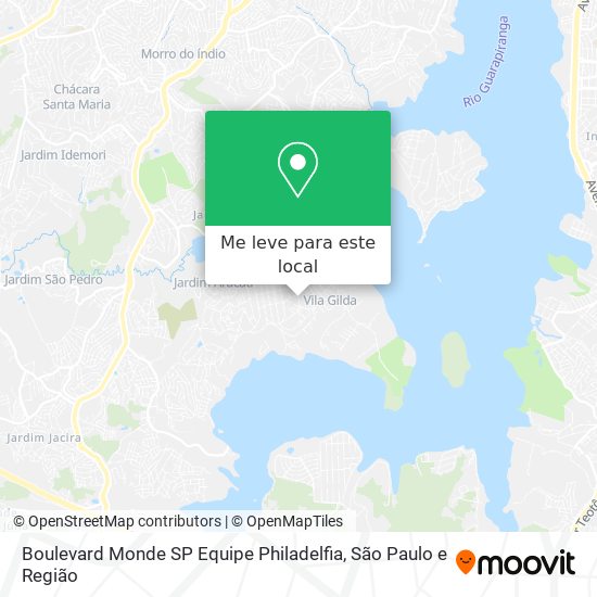 Boulevard Monde SP Equipe Philadelfia mapa