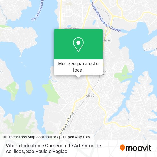 Vitoria Industria e Comercio de Artefatos de Aclilicos mapa