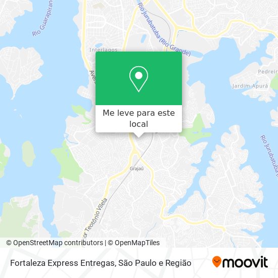 Fortaleza Express Entregas mapa