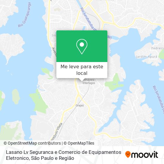 Lasano Lv Seguranca e Comercio de Equipamentos Eletronico mapa