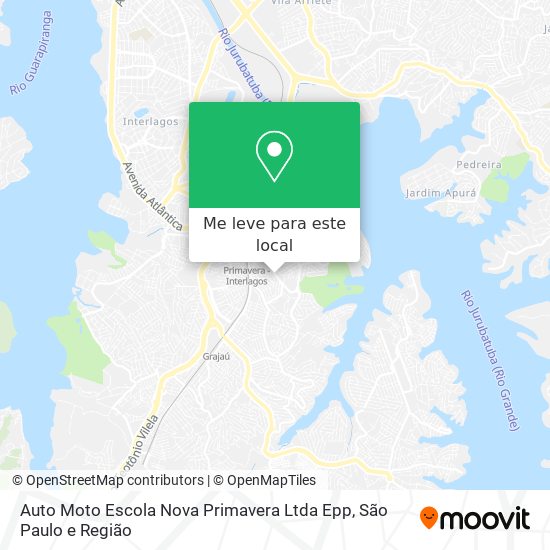 Auto Moto Escola Nova Primavera Ltda Epp mapa