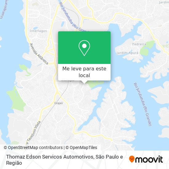 Thomaz Edson Servicos Automotivos mapa