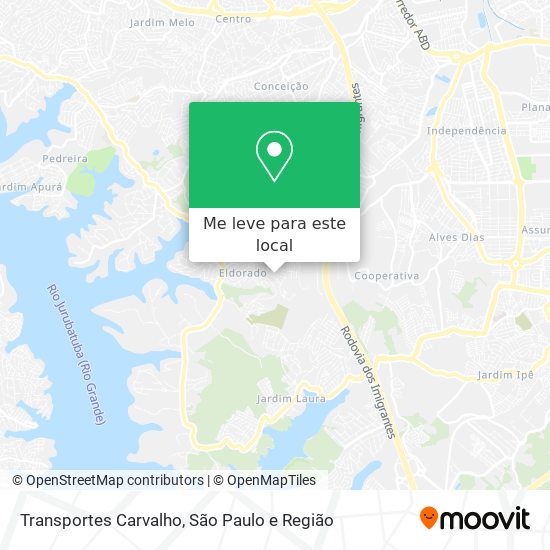 Transportes Carvalho mapa