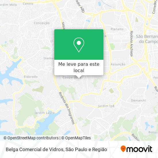 Belga Comercial de Vidros mapa