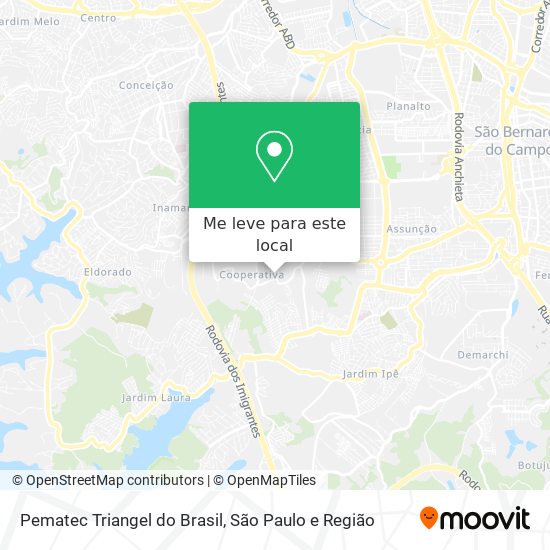 Pematec Triangel do Brasil mapa