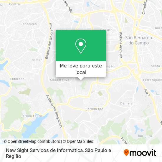 New Sight Servicos de Informatica mapa