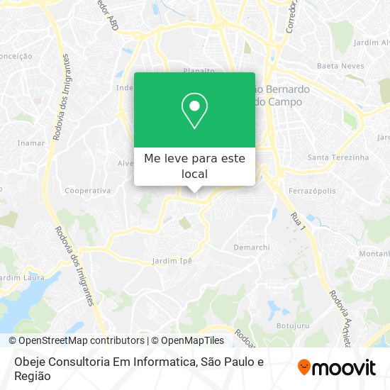 Obeje Consultoria Em Informatica mapa