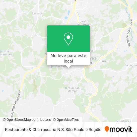 Restaurante & Churrascaria N.S mapa