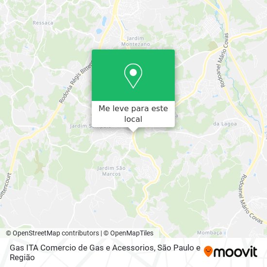 Gas ITA Comercio de Gas e Acessorios mapa