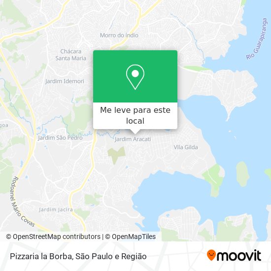 Pizzaria la Borba mapa