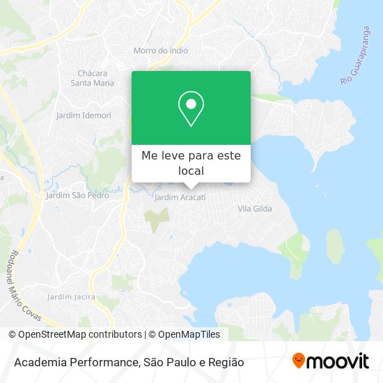 Academia Performance mapa