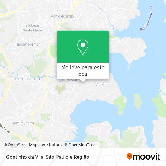 Gostinho da Vila mapa