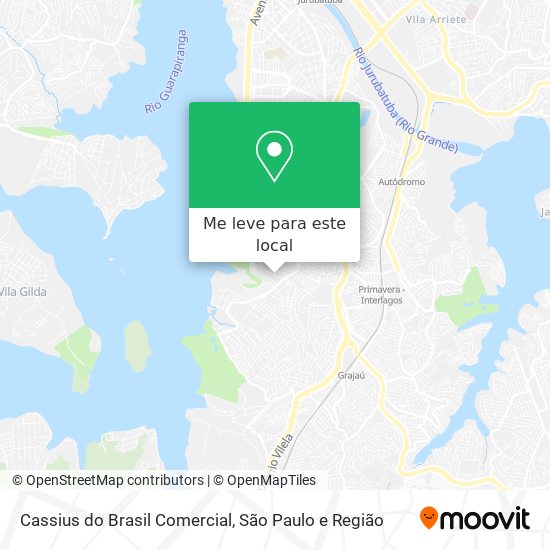 Cassius do Brasil Comercial mapa