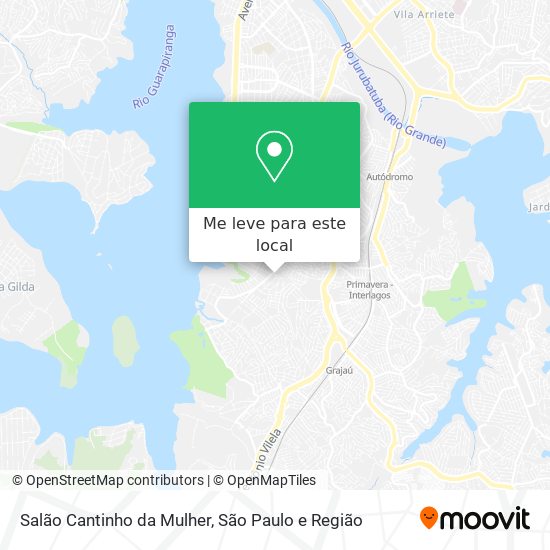 Salão Cantinho da Mulher mapa