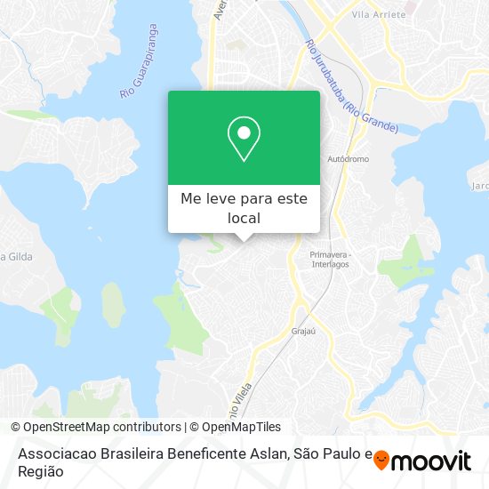 Associacao Brasileira Beneficente Aslan mapa