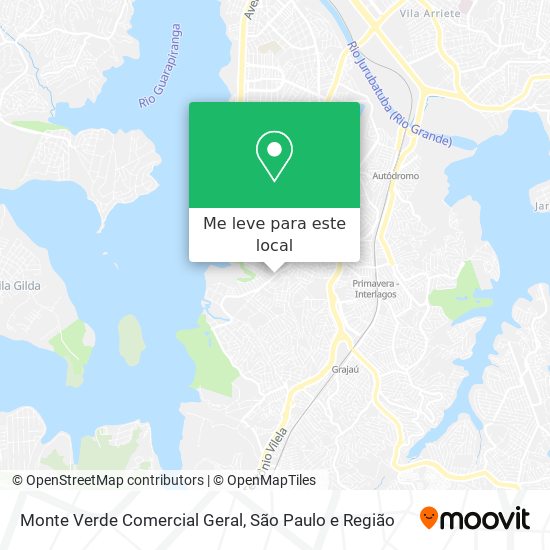 Monte Verde Comercial Geral mapa