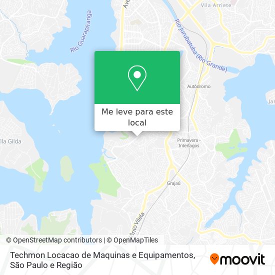 Techmon Locacao de Maquinas e Equipamentos mapa