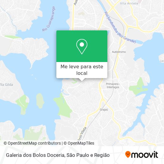 Galeria dos Bolos Doceria mapa