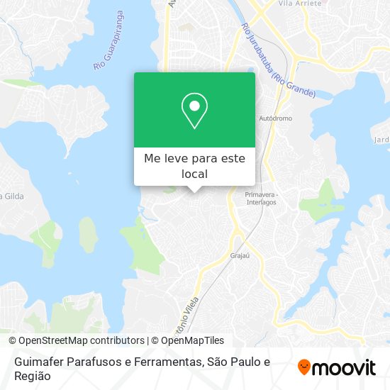 Guimafer Parafusos e Ferramentas mapa